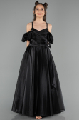 Robe de Soirée Enfants Longue Noir ABU5912
