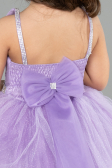 Robe de Soirée Enfants Courte Lilas ABK2569