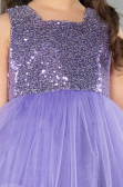 Robe de Soirée Enfants Courte Violet ABK2570