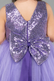Robe de Soirée Enfants Courte Violet ABK2570