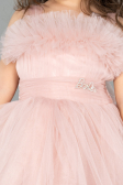 Robe de Soirée Enfants Devant Court Dos Long Poudre ABO130