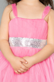 Robe de Soirée Enfants Longue Rose ABU3031