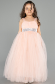 Robe De Soirée Enfants Longue Saumon ABU3031