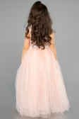 Robe De Soirée Enfants Longue Saumon ABU3031