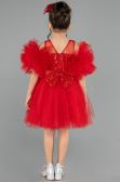 Robe de Soirée Enfants Courte Rouge ABK2572