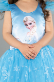 Robe de Soirée Enfants Longue Bleu ABU5907