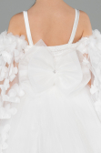 Robe de Mariage Pour Enfant Longue Blanc ABG179