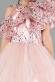 Robe de Mariage Pour Enfant Longue Poudre ABG180