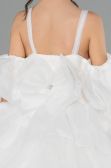 Robe de Mariage Pour Enfant Longue Blanc ABG181
