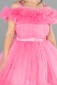 Robe de Mariage Pour Enfant Longue Rose ABG183