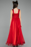 Robe de Soirée Enfants Longue Rouge ABU2447
