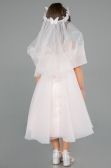 Robe de Soirée Enfants Courte Saumon ABK2295