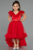 Robe de Soirée Enfants Longue Rouge ABU4239