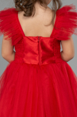 Robe de Soirée Enfants Longue Rouge ABU4239