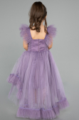 Robe de Soirée Enfants Longue Lavande ABU4239
