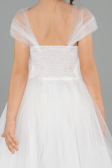 Robe de Soirée Enfants Longue Blanc ABU3566