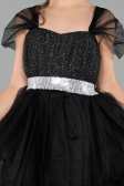 Robe de Soirée Enfants Longue Noir ABU3566