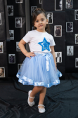 T-shirt Fille Bleu ML4944