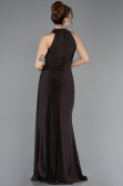 Robe de Soirée Longue Brun ABU5918