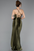 Robe De Soirée Longue Kaki Foncé ABU3247
