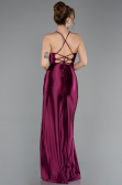 Robe De Soirée Longue Prune ABU3247