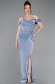 Robe de Soirée Longue Indigo ABU5925