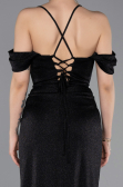 Robe de Soirée Longue Noir ABU5925