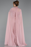 Robe de Soirée Longue Perlé Poudre ABU5915
