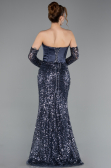 Robe Queue de Poisson Longue Squameuse Anthracite ABU5927