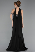 Robe Queue de Poisson Longue Noir ABU5924