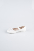 Chaussure Plate Cuir Blanc SE2