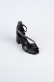 Robe de Soirée Enfants Cuir Noir SE796
