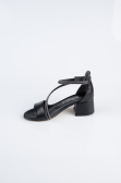 Robe de Soirée Enfants Cuir Noir SE796