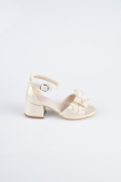 Chaussure D’enfant Peau Or SE712