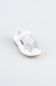 Chaussure Plate Cuir Verni Blanc ORR3100