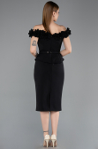 Robe de Cérémonie Midi Noir ABK2583
