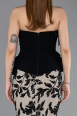 Robe Haute Couture Longue Noir ABU5954