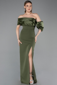 Robe De Soirée Longue Kaki ABU4024