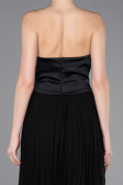 Robe de Cérémonie Courte Mousseline Noir ABK2590