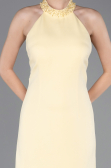 Robe de Soirée Longue Jaune ABU5971