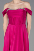 Robe de Soirée Longue Fushia ABU5938