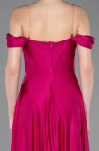 Robe de Soirée Longue Fushia ABU5938