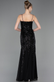 Robe Queue de Poisson Longue Noir ABU5939