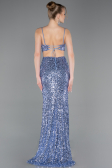 Robe de Soirée Longue Indigo ABU5980