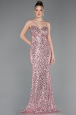 Robe de Soirée Longue Poudre ABU5980
