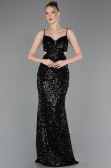 Robe de Soirée Longue Noir ABU5980