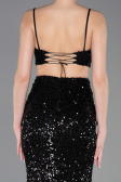 Robe de Soirée Longue Noir ABU5980