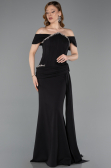 Robe de Soirée Longue Noir ABU6001
