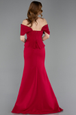 Robe de Soirée Longue Fuchsia foncé ABU6002