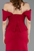 Robe de Soirée Longue Fuchsia foncé ABU6002